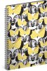 Špirálový blok Minnie – Yellow, linajkovaný, A4