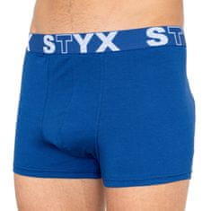 Styx Pánske boxerky športová guma nadrozmer tmavo modré (R968) - veľkosť XXXL