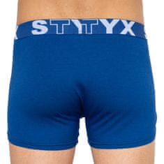 Styx Pánske boxerky športová guma nadrozmer tmavo modré (R968) - veľkosť XXXL