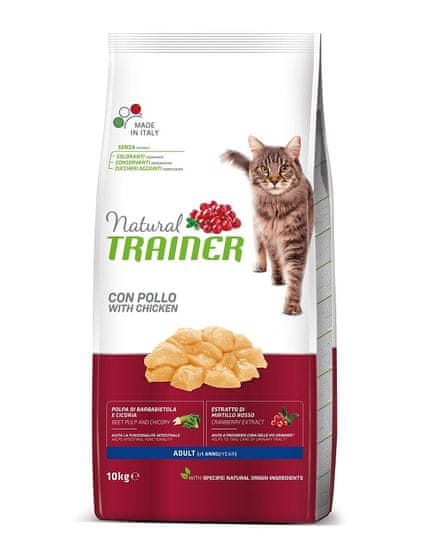 TRAINER Natural Cat Adult kuracie 10 kg