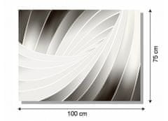 Dimex Dimex, obrazy na plátne - Čiernobiele vlny 100 x 75 cm