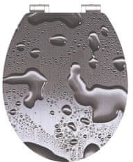 Eisl WC sedadlo Grey Steel MDF HG so spomaľovacím mechanizmom SOFT-CLOSE