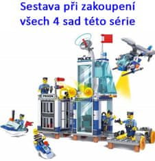 Blocki Blocki stavebnica Polícia - Policejní stanice 2v1 kompatibilná 57 dielov