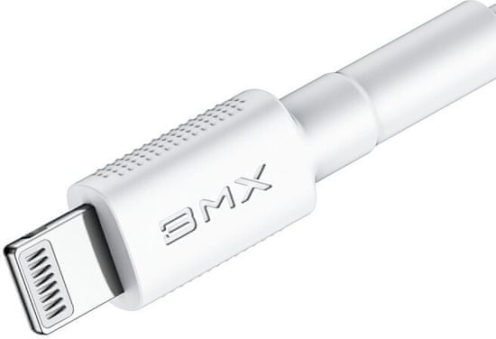 BASEUS BMX Mini MFi certifikovaný kábel USB-C na Lightning PD (18W 1,2M), biela, CATLSW-A02