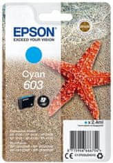 Epson 603, azúrová (C13T03U24010)