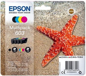 Epson 603 Multipack, 4 farby (C13T03U64010)