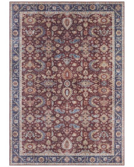 NOURISTAN Kusový koberec Asmar 104004 Bordeaux / Red