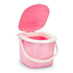 BRANQ WC vedro 15,5l - ružové-P1305-P