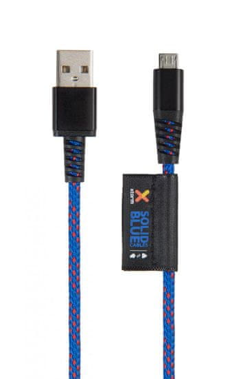Xtorm Solid Lifetime Warrenty Blue Micro USB kábel 1m (CS010)