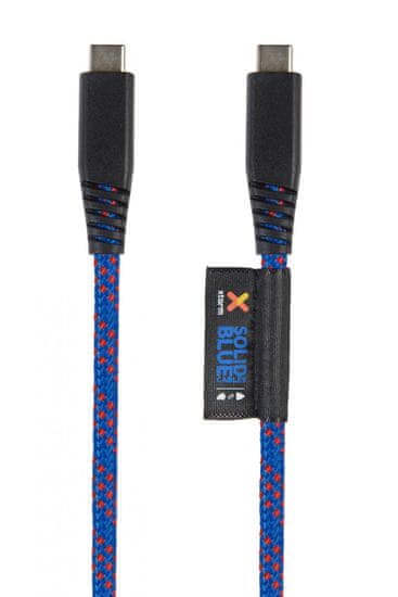 Xtorm Solid Lifetime Warrenty USB-C kábel 1 m, modrý (CS030)