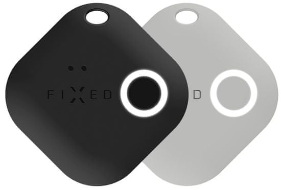 FIXED Smart tracker Smile s motion senzorom, Duo pack - čierny + sivý