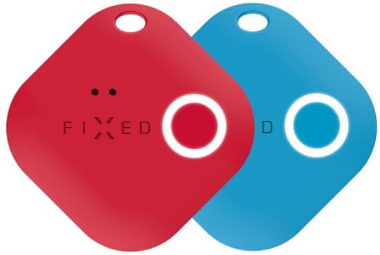 FIXED Smart tracker Smile s motion senzorom, Duo pack - červený + modrý