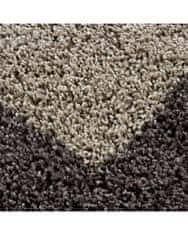 Ayyildiz Kusový koberec Life Shaggy 1503 taupe kruh 120x120 (priemer) kruh