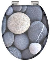 Eisl WC sedadlo Grey stones MDF so spomaľovacím mechanizmom SOFT-CLOSE
