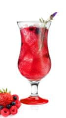 GLASMARK Koktejlový pohár - 420ml, červený podstavec-G57-0032-0420-5183-17
