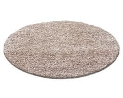 Ayyildiz Kusový koberec Life Shaggy 1500 beige kruh 80x80 (priemer) kruh