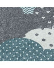 Ayyildiz Detský kusový koberec Bambi 820 blue kruh 160x160 (priemer) kruh