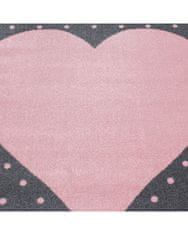 Ayyildiz Detský kusový koberec Bambi 830 pink kruh 120x120 (priemer) kruh