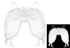 Krídla anjelská s perím - detská - vianoce