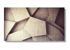 Dimex Dimex, obrazy na plátne - Betón 3D stena 90 x 50 cm