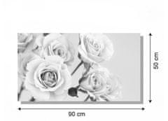 Dimex Dimex, obrazy na plátne - Ruže čiernobiele 90 x 50 cm