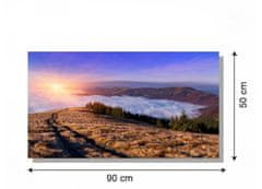 Dimex Dimex, obrazy na plátne - Východ slnka v horách 90 x 50 cm