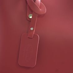Delami Vera Pelle Dámska kožená kabelka do ruky Desideria červená