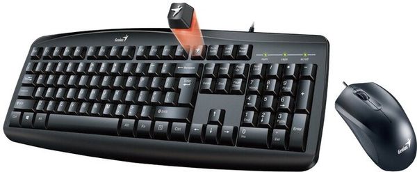 Súprava káblovej klávesnice a myši Genius Smart KB-100