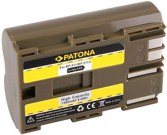PATONA Batéria pre foto Canon BP-511 1300 mAh Li-Ion (PT1008)