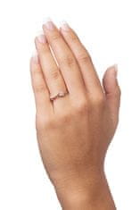 Brilio Zásnubný prsteň z bieleho zlata 226 001 00995 07 (Obvod 52 mm)