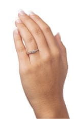 Brilio Dámsky prsteň s kryštálmi 229 001 00668 07 (Obvod 56 mm)