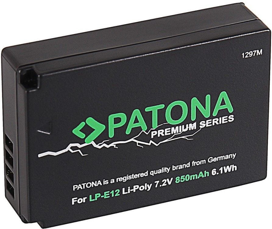 PATONA Batéria pre foto Canon LP-E12 850mAh Li-Ion Premium (PT1297)