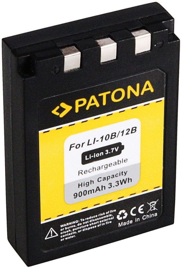 PATONA Batéria pre foto Olympus Li-12B / Li-10B 900mAh (PORB4056)