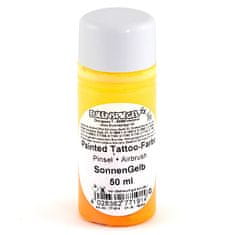 Eulenspiegel Airbrush tetovacia farba, Airbrush tetovacia farba 50 ml - Slnečná žltá