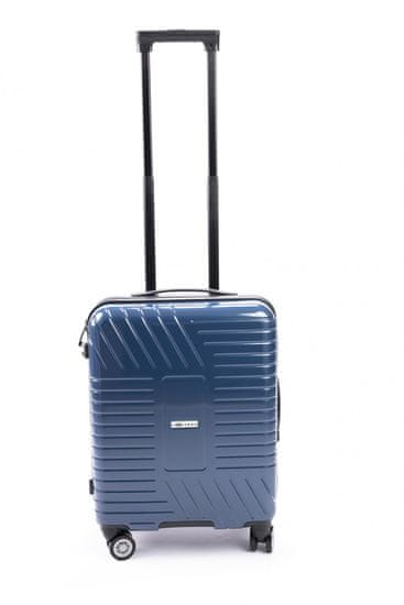 Leonardo kabinový cestovný kufor 38x21x55 cm modrá