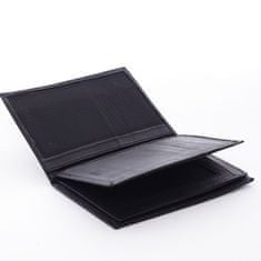 Delami Kožená peňaženka na doklady DELAMI 4, čierna