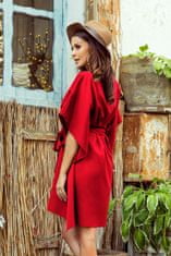 Numoco Dámske mini šaty Sofia červená 2XL/3XL