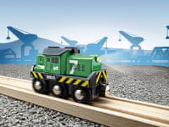 Brio Elektrická lokomotíva zelená