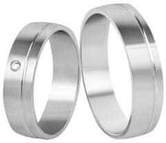 Beneto Dámsky prsteň z ocele s Krystel SPD06 (Obvod 50 mm)