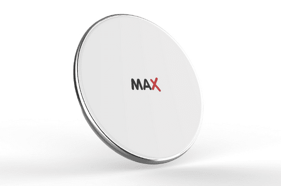 MAX Bezdrôtová nabíjačka 7.5W/10W/15W biela