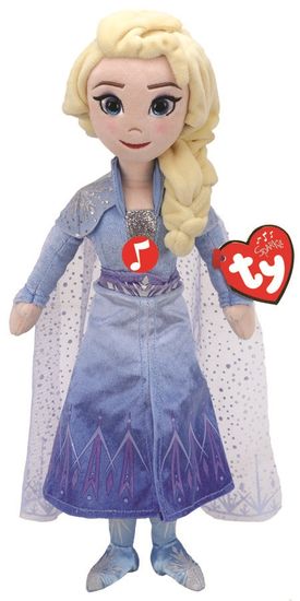 TY Beanie Babies Lic Frozen 2 Elsa - princezná so zvukom 40 cm