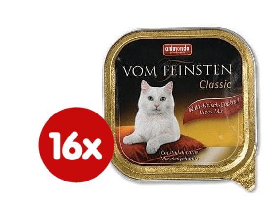 Animonda Vom Feinstein cat mäsová zmes 16 x 100g