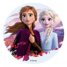 Jedlý papier Frozen 2 Anna A Elsa 20 cm