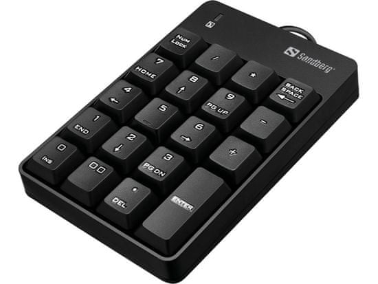 Sandberg numerická klávesnica, USB (630-07)