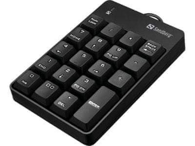 Sandberg numerická klávesnica, USB 630-07