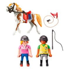 Playmobil Učiteľka jazdy na koni , Jazdecký dvor, 5 dielikov