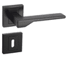 Nove KNV B00 čierná - kľučka k dverám - pre izbový kľúč