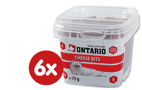 Ontario Snack Cheese Bits 6 x 75 g