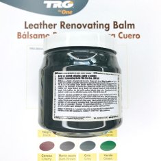 TRG One Šedý Krém na koženú sedačku Leather Renovating Balm - Grey 115