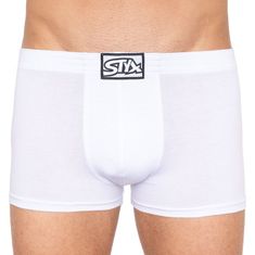 Styx Pánske boxerky klasická guma biele (Q1061) - veľkosť S